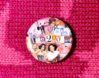 I Love The 2000s 32mm Button Badge