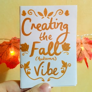 Creating The Fall Vibe ~ Autumn Mini Zine