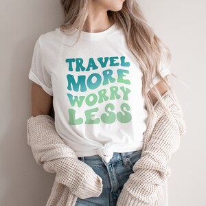 Pray More Worry Less T-shirt for Those Who Believe in the Power of Prayer and Want to Share that Belief with Others; A Great Gift Idea