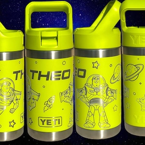 Space Ranger Buzz Theme Kids 12 oz Yeti Jr Engraved Tumbler Personalized