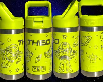 Space Ranger Buzz Theme Kids 12 oz Yeti Jr Engraved Tumbler Personalized
