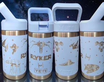 Starships Kids 12 oz Yeti Jr Engraved Tumbler Personalized