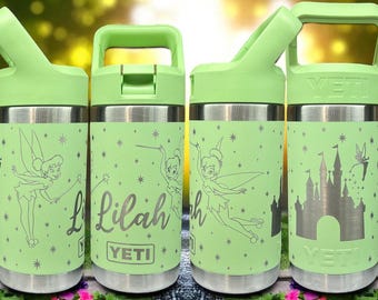 Tinker Fairy Theme Kids 12 oz Yeti Jr Engraved Tumbler Personalized