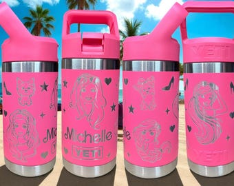 Fashion Doll Theme Kids 12 oz Yeti Jr Engraved Tumbler Personalized
