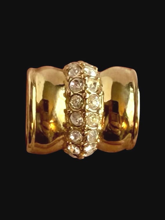 Joan Rivers Signed Interchangeable Rhinestone Tub… - image 1