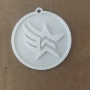 Mass Effect - Paragon & Renegade Keyring/Pendant (Ready to paint)
