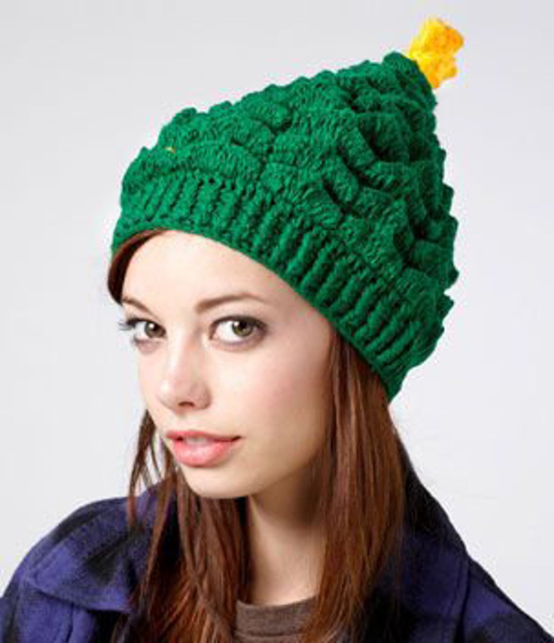 Handmade Knitted Hat Christmas Tree Hat Gift Thanksgiving Best Etsy