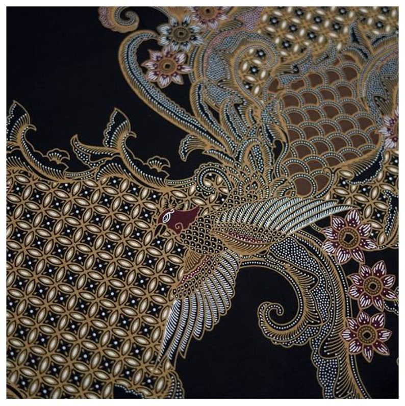 Batik Kahlil Kimi Indonesia Art Batik Fabric Batik Classic - Etsy