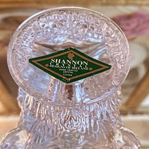 Vintage,Crystal candle holder, taper candle holder, Ireland
