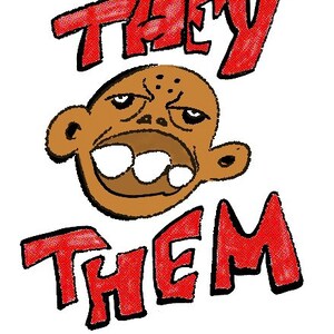 big head pronouns (sticker)
