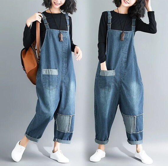 Oversized Wide Leg Jumpsuits Baggy 