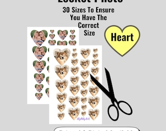 Heart Locket Photo Prints | Custom Sizes (Digital Download)