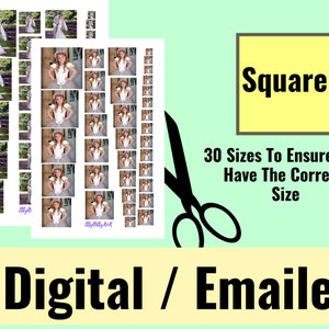 Digitale quadratische Medaillon Fotodruck | Mini Quadrat Foto | Medaillon Fotodruck | Medaillon Bilder | Quadratisches Foto Medaillon