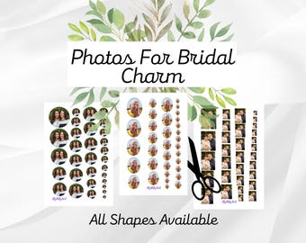 Bridal Bouquet Photo Charm | Wedding Memory Photo Pins