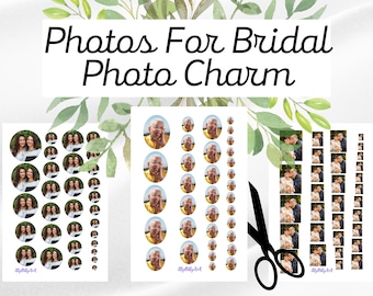 Photo For Bridal Bouquet Charm | Bouquet Locket Photo Charm | Memory Photo Pin | Wedding Flower Photo Charm | Grooms Memory Pin