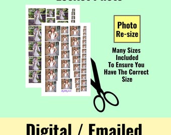 Digital Square Locket Photo Print | Mini Square Photo | Locket Photo Printing |  Locket Pictures | Square Photo Locket