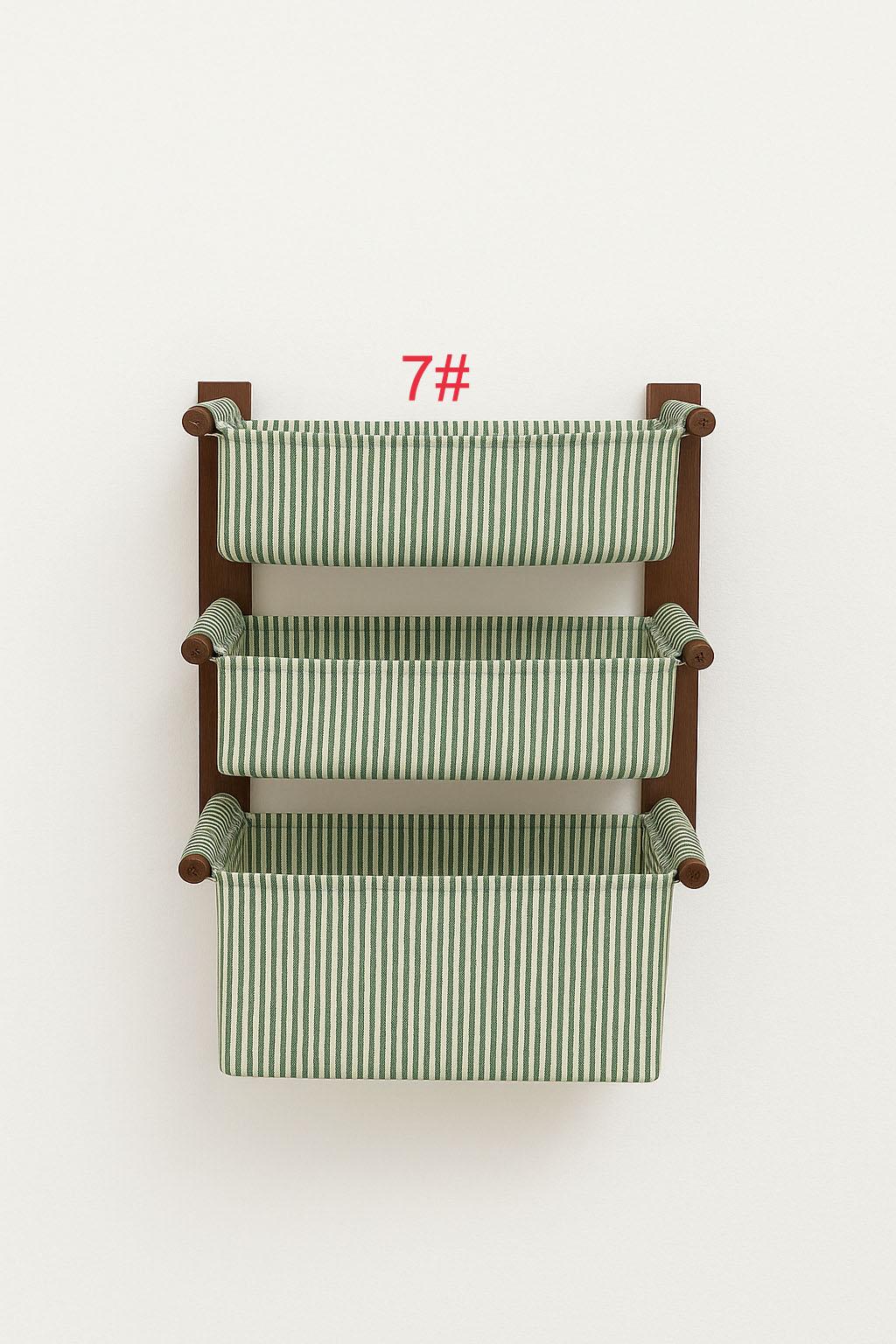 Beech Wood Linen Wall Organizer