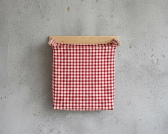 68 Types - Linen Wall Organizer ,  Hanging Storage Basket , Wall Organizer , Laundry Bag