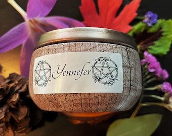 Yennefer Candle -Lilacs & Gooseberries