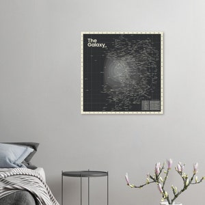 Modern Star Wars Galaxy Map - Etsy