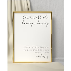 Dessert Table Sign, Love is Sweet Sign, Take a Treat Wedding Sign, Candy Cart Sign, Minimalist Wedding Prints, Sweet Station Sign