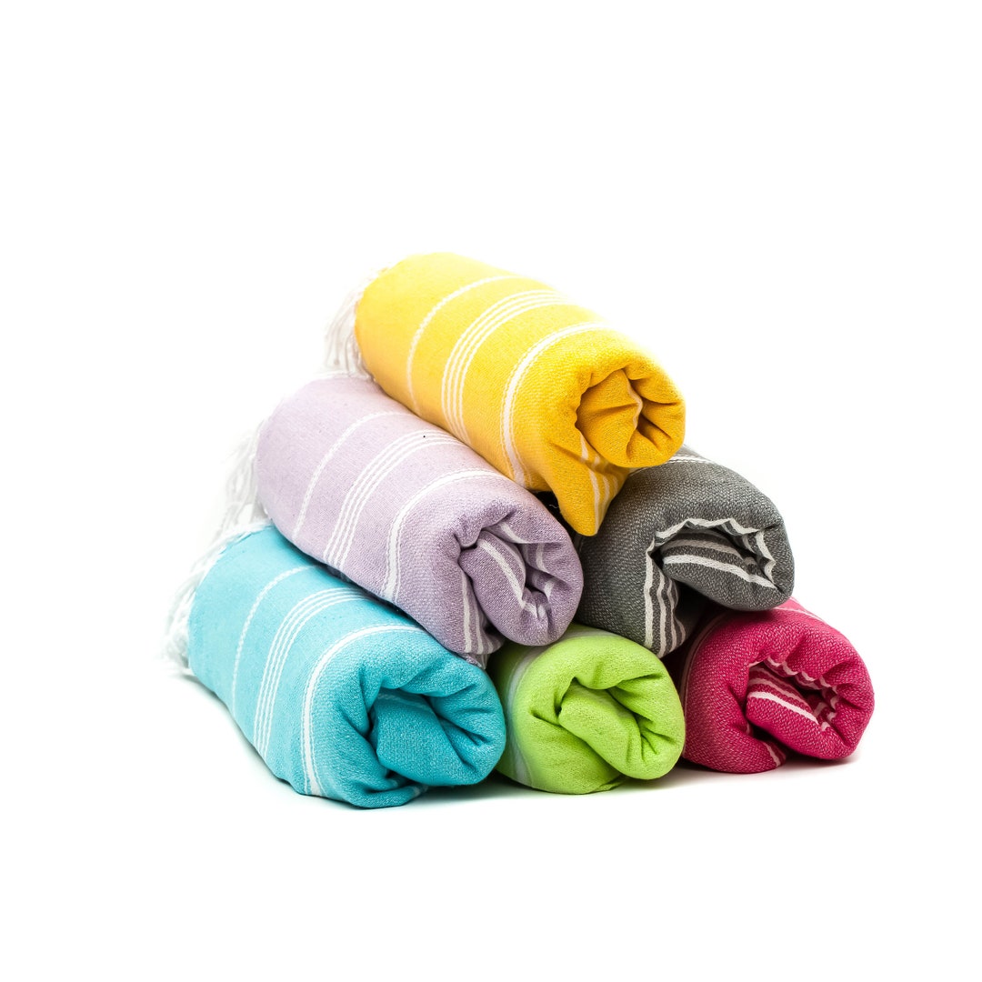 Park&oz Pack of 6 Beach Towel 100 Cotton Premium Quality Bath Towels