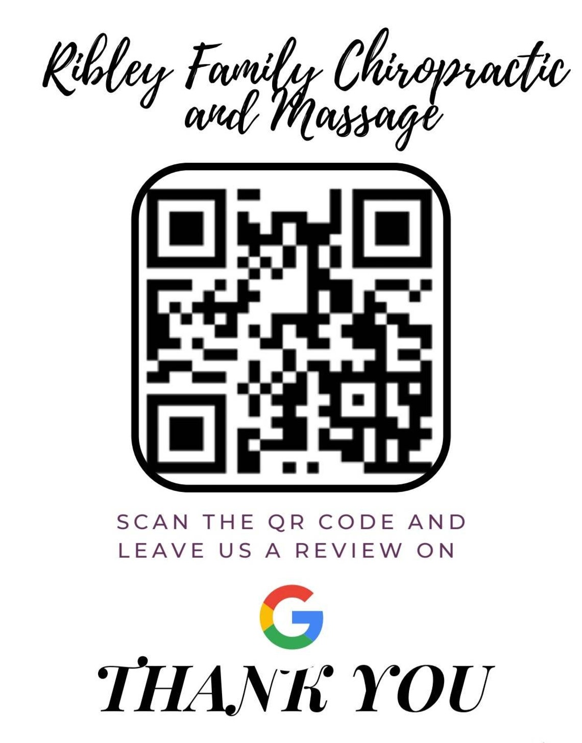 Google Review QR Code Business Digital Download Print Etsy