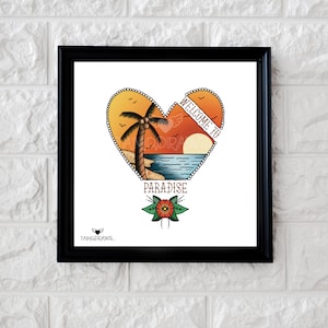 Welcome to Paradise Print