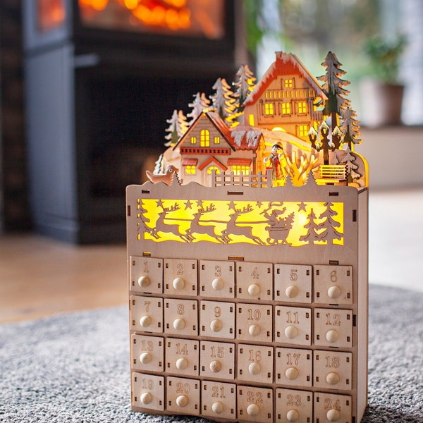 Wooden Advent Calendar