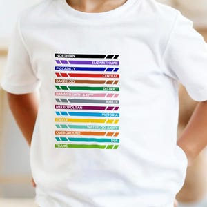 London Underground Lines (Kids) T-Shirt