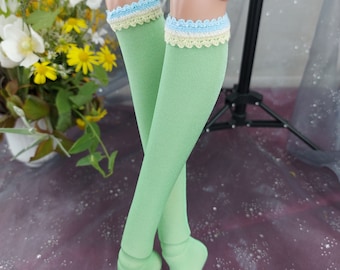 Smart Doll Stockings: High-Stretch Long Socks