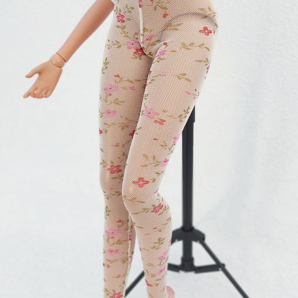 Smart Doll Pantyhouse floral design.