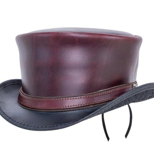 Hampton Leather Top Hat Napa Vino Color 