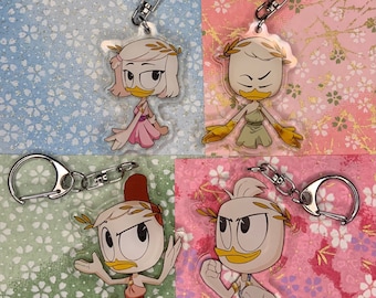 Double-Sided Gods-Themed Ducktales Charms | Cute Cartoon Animation Accessory Design Gift Stylized Fanart