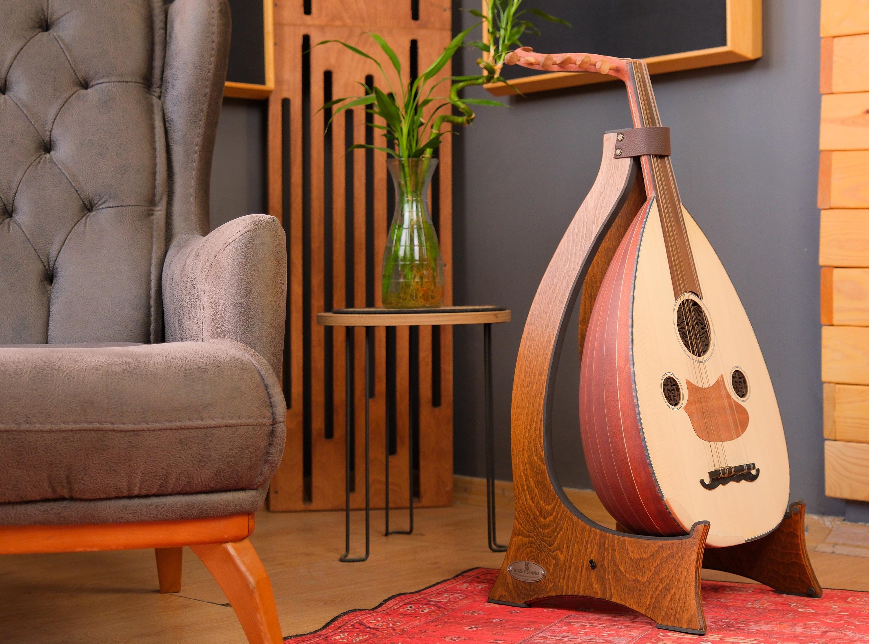 Oud Stand, Turkish Arabic Music Holder,handmade Wood Accessory for