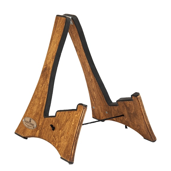 Wood Single Folding Guitar Stand, Guitar Floor Stand, on Stage
