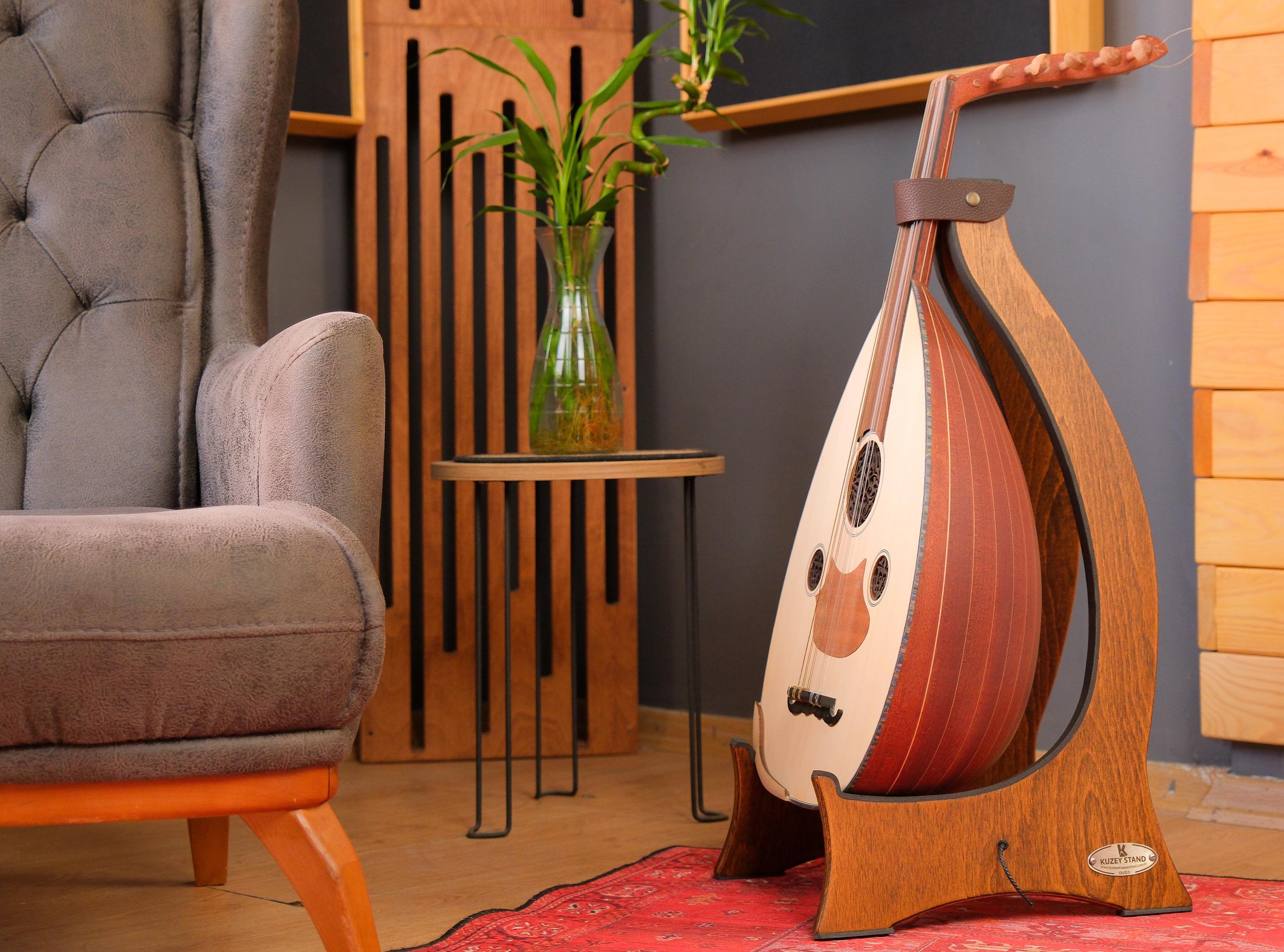 Oud Stand, Turkish Arabic Music Holder,handmade Wood Accessory for