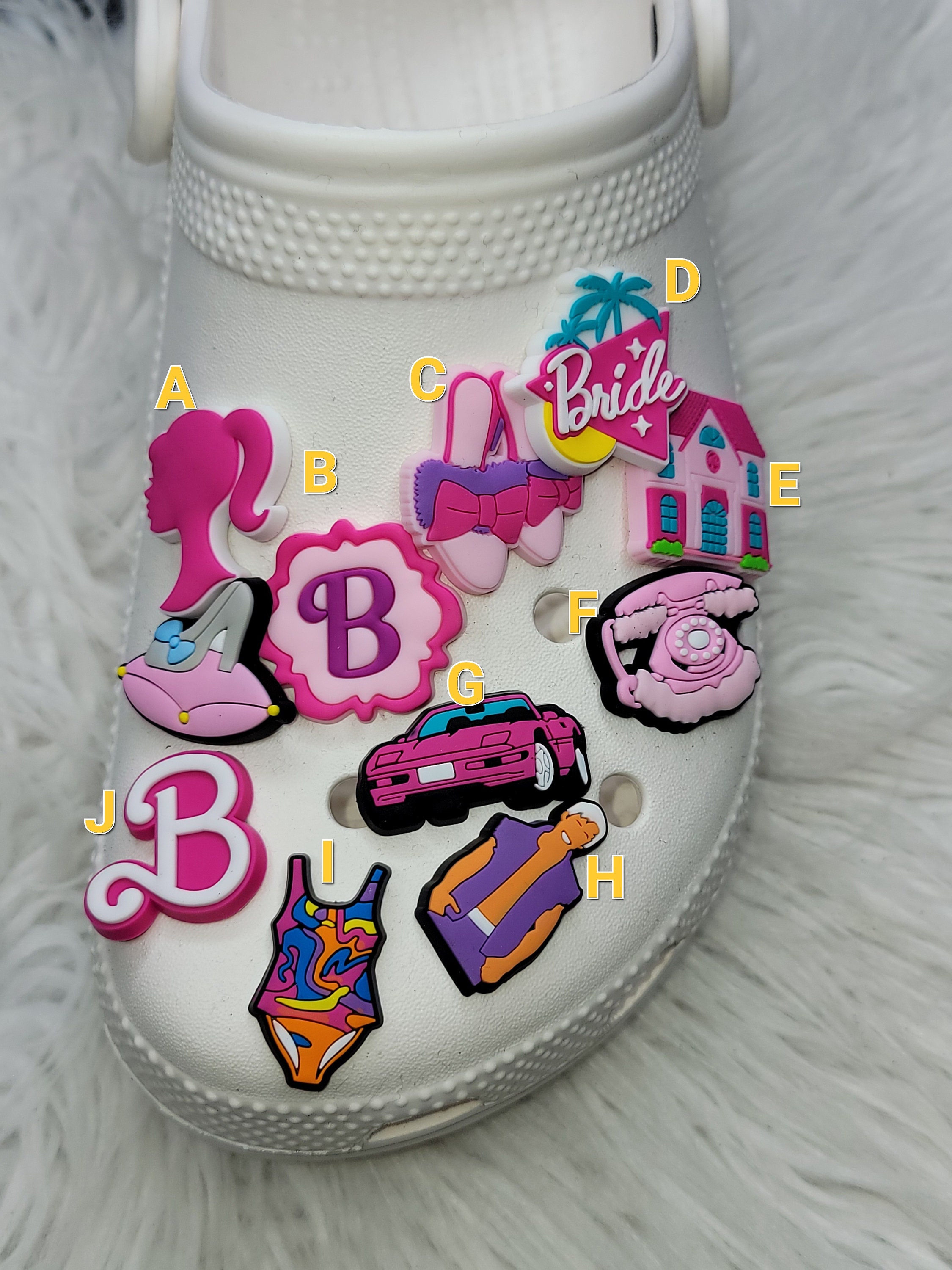 Barbie Car Shoe Charm
