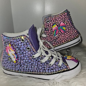 Unicorn Bling Chucks