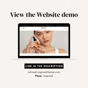 Refined Cosmetic Shopify Theme Beauty Shopify Template - Etsy