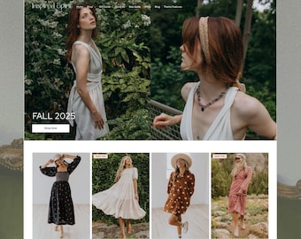Spirit - Boho Shopify Theme | Boutique Clothing Template | Dress Website | Women's Fashion