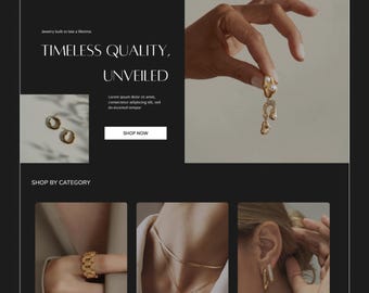 Luxe - High Fashion Shopify Theme | Luxury Shopify Template | Clean & Elegant Design | Editable Canva Templates | Shopify OS 2.0
