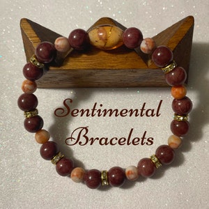 Jade and Jasper Gemstone Bracelet, Gift for Her, Gift for Women, Fashion Bracelet, Handmade Jewelry