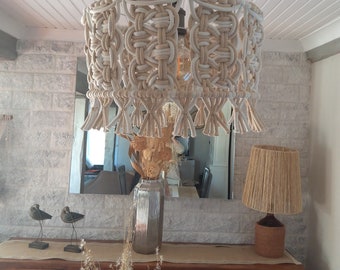 Chandelier, suspension, lampshade - The natural