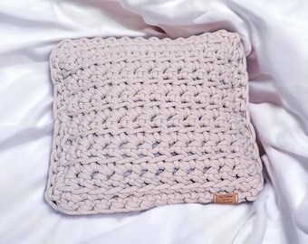 Crochet Cushion - Sand