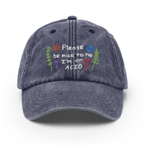 Acid Embroidered Cap 
