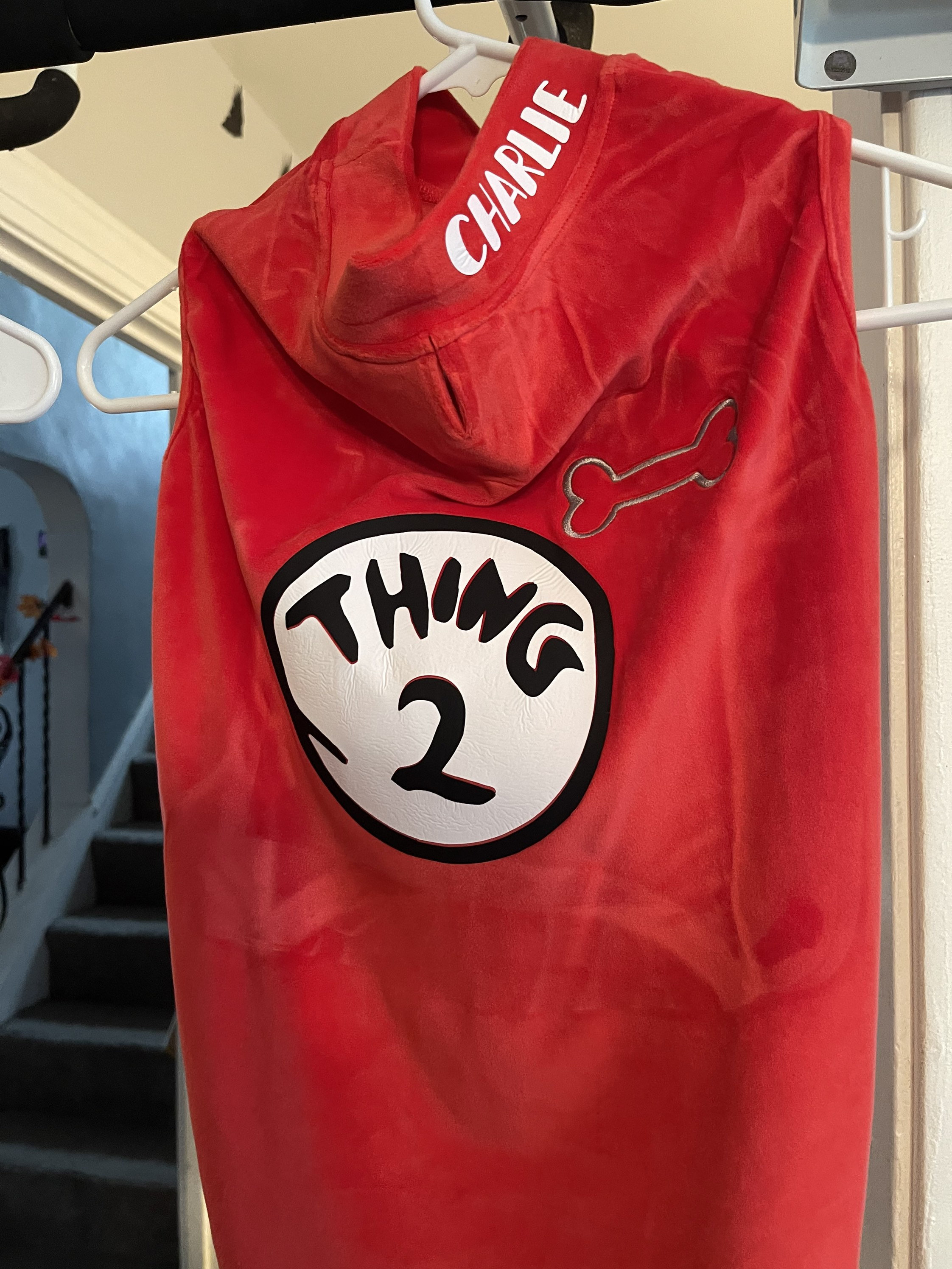 Thing 1 and Thing 2 Dog Halloween Costumes Etsy