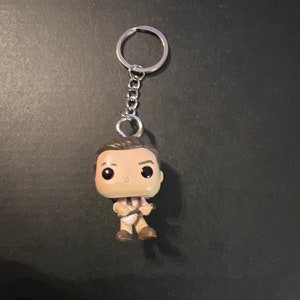 Funko POP Custom Keychain Andy Bernard with Banjo The Office 2021 Advent Mini Funko POP