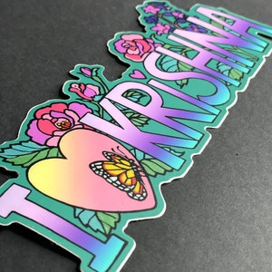 Ik houd van Krishna Bumpersticker | vinyl | autosticker I Waterdicht