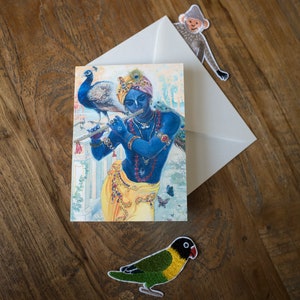 Muralidhara greeting cards | Blank inside | Bhakti Art | A6 | Free Shipping